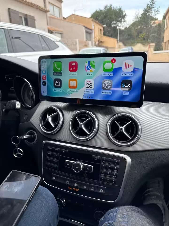 Écran CarPlay 12,3 pouces — Mercedes Classe A, B, GLA, CLA 2013-2019